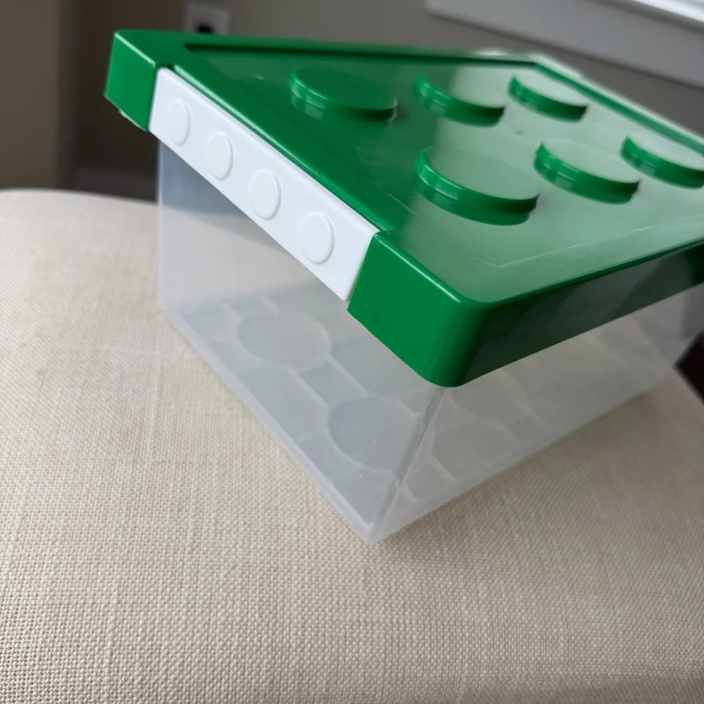 Lego Bricks Storage Box 10x7x5 inches